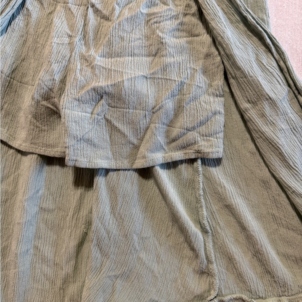 Art Class Green Sleeveless Ruffled Dress with Shorts Girls‎ Size Large 10/12 - Picture 2 of 9